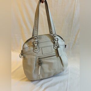 Coach Poppy Leather Shoulder Bag